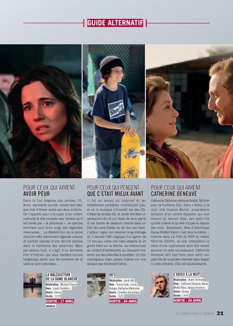 Les Cinémas Pathé Gaumont - Le mag - Avril 2019