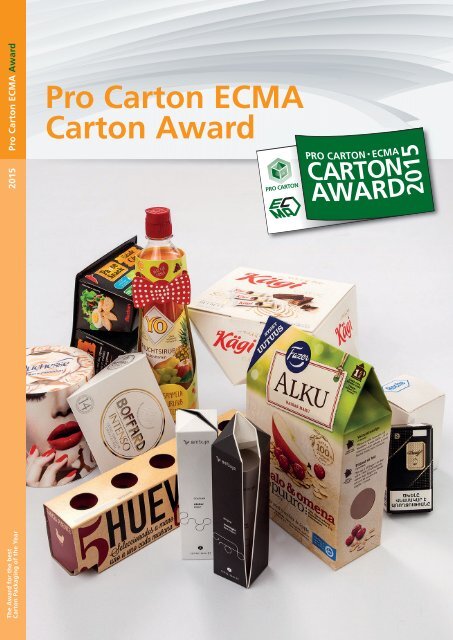 Pro Carton ECMA Award Brochure 2015