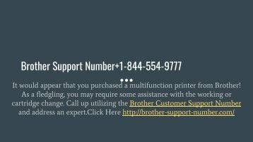 Brother Support Number +1-844-554-9777 - Copy