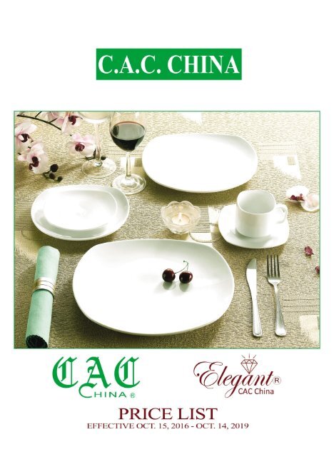 CAC China GAD-SQ6 6-1//4-Inch Garden State Porcelain Square Plate White Box of 36
