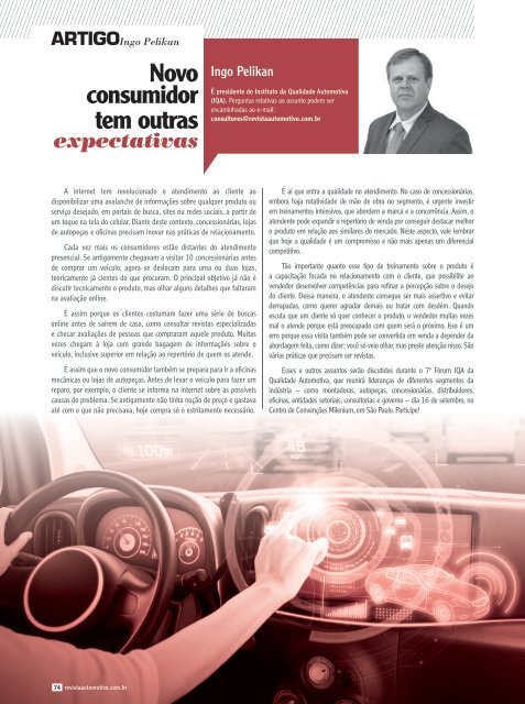 REVISTA AUTOMOTIVO - EDIÇÃO 139 - ABRIL DE 2019