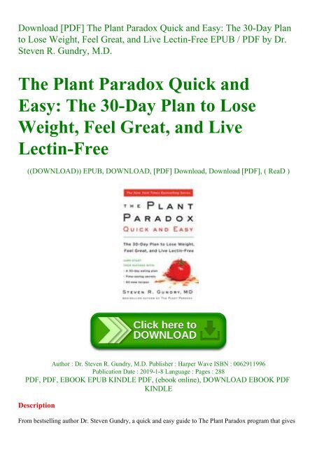 Quick loss weight program
