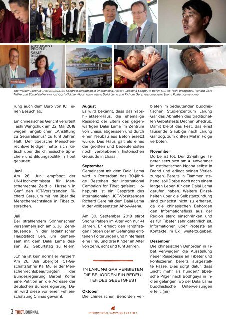 Tibet Journal Ausgabe 43 / Februar 2019