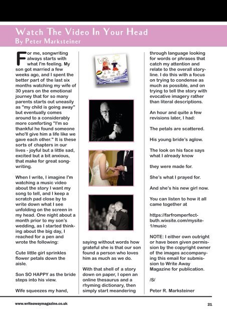 Write Away Magazine - April