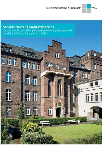 Qualitätsbericht 2017 - Marienkrankenhaus Kaiserswerth