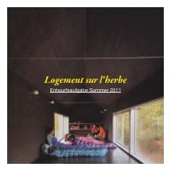 Logement sur l'herbe - architektur