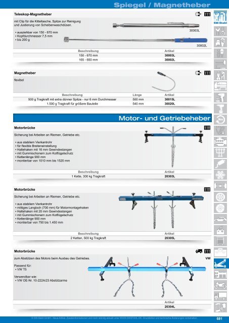 SW-Stahl Hauptkatalog