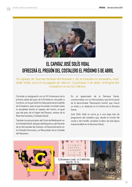 Revista Semana Santa de Mérida 2019
