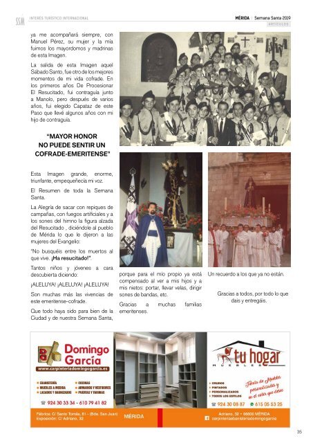 Revista Semana Santa de Mérida 2019