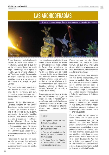 Revista Semana Santa de Mérida 2019