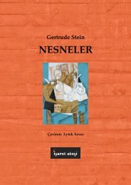 Gertrude Stein - Nesneler