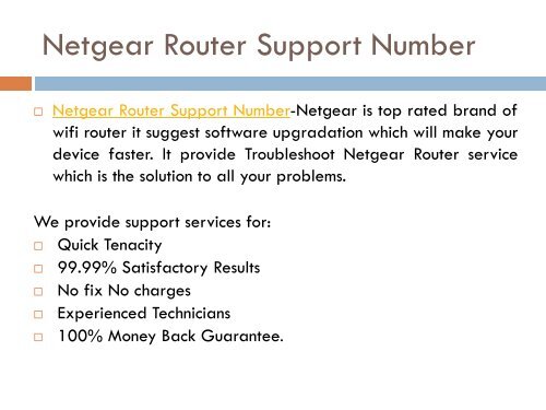 Netgear Router Support Number-converted