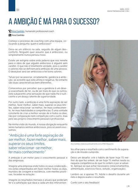 PME Magazine - Edição 12 - Abril 2019