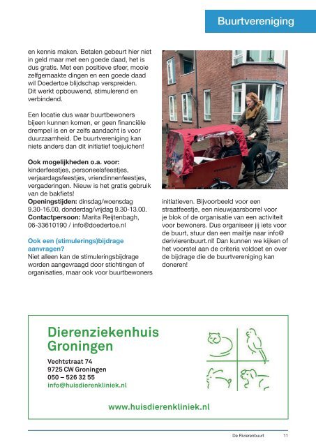 Buurtkrant de Rivierenbuurt april 2019