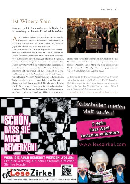 »feine adressen – finest« – Frankfurt 1 19