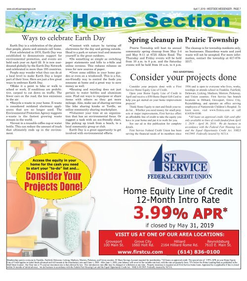 Westside Messenger - April 7th, 2019