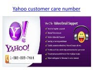 Yahoo-customer-care-number