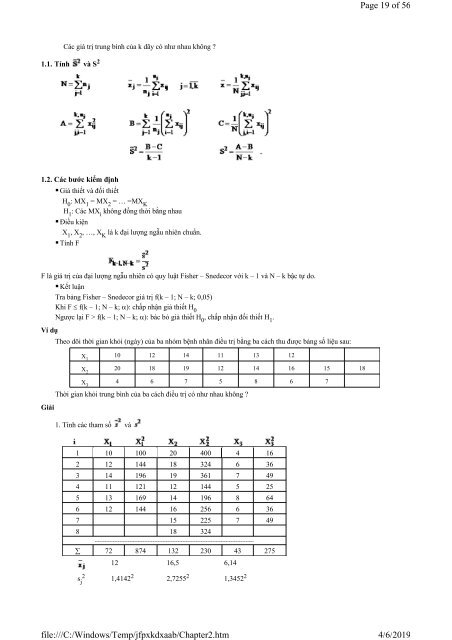 Xác suất thống kê Đặng Đức Hậu (cb) Trường Đại học Y Hà Nội, 2008