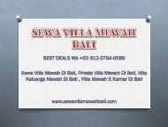  Sewa Villa Mewah Bali Slide