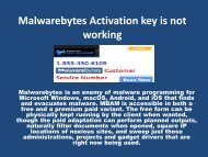 Malwarebytes Activation key not working (1)