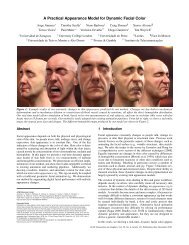 A Practical Appearance Model for Dynamic Facial - Porto Interactive ...