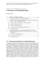 9. Prävention von Bindungsstörungen - PD Karl Heinz Brisch