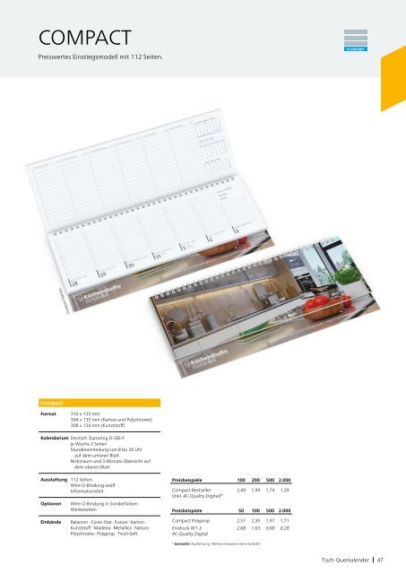 Werbekalender, Kalender als Werbemittel, individuell bedruckt, in Ihrem Design