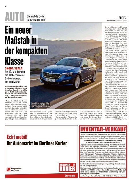 Berliner Kurier 06.04.2019