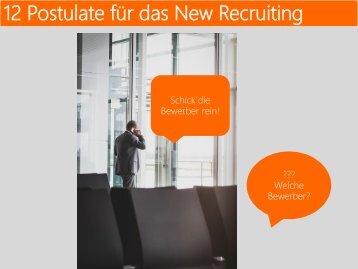 12 Postulate des New Recruitings