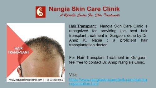 Best Skin Hair & Laser Clinic in Gurgaon - Nangia Skin Care Clinic