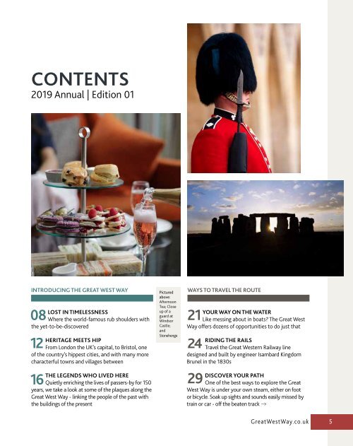 Great West Way® Travel Magazine | Issue 01