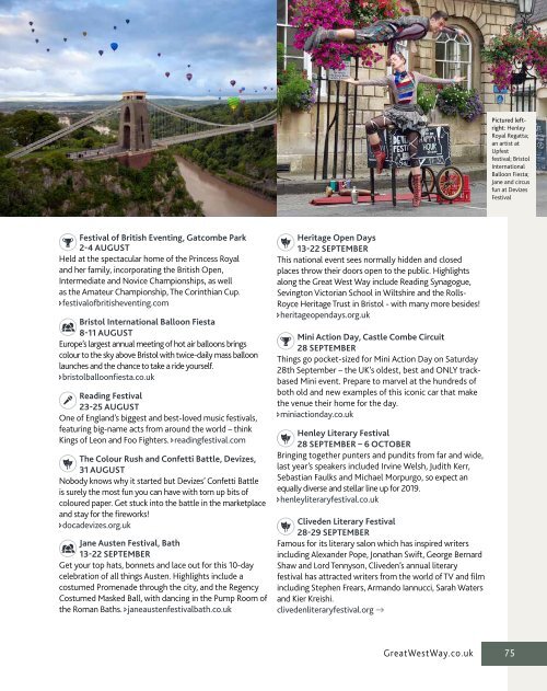 Great West Way® Travel Magazine | Issue 01