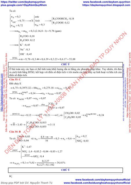 BỘ ĐỀ THI THỬ THPTQG 2019 - MÔN HÓA - CẢ NƯỚC - CÓ LỜI GIẢI CHI TIẾT (LẦN 13) (21 ĐỀ CHUẨN CẤU TRÚC CỦA BỘ GIÁO DỤC - LOVEBOOK.VN NGÀY 08.04.2019)