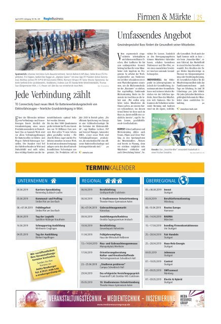 RegioBusiness Nr. 201 - 04.2019