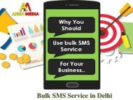Receive Ansh Media Bulk SMS Service in Delhi for Marketing Growth
