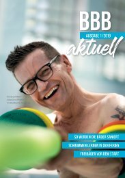 Das Kunden Magazin der Berliner Bäder - Ausgabe 01/2019