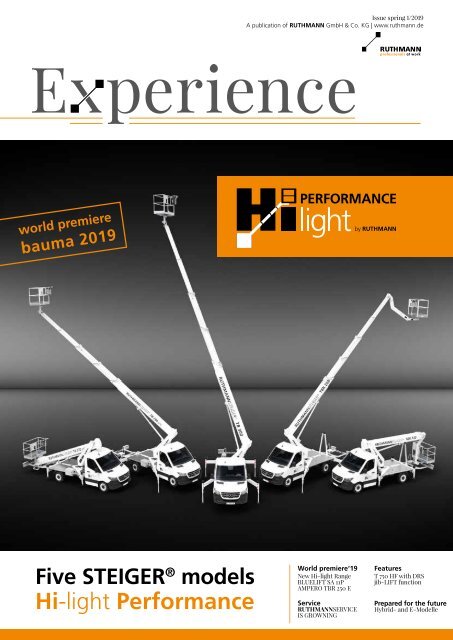 Experience Issue Spring 2019