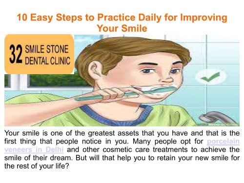 Basic and Simple tips to Improve Your Smile