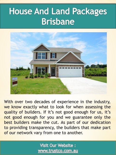 Custom Home Builders Brisbane