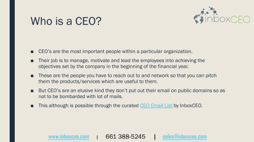 Where can I avail US targeted CEO Email Database