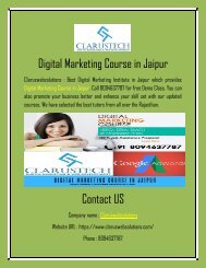 Digital Marketing Course in Jaipur