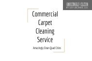 Commercial Carpet Cleaning Service in Quad Cities