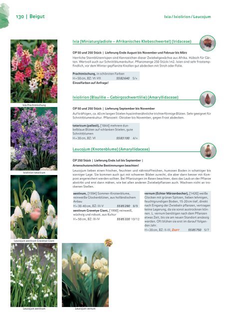 Blumenzwiebelkatalog 2019