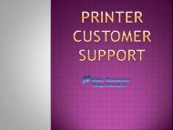 printer customer support