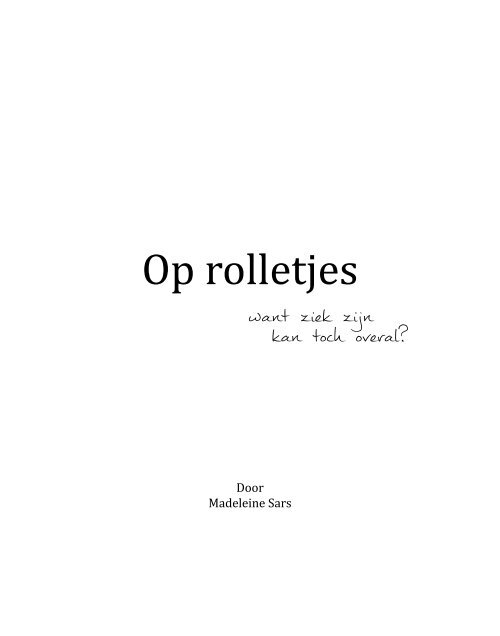 Boek Op Rolletjes