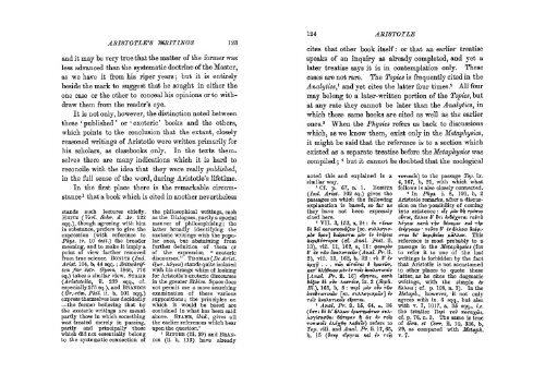 ARISTOTLE AND THE EARLIER PERIPATETICS vol.I by Eduard Zeller, B.F.C.Costelloe 1897