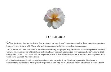 Sample of Foreword