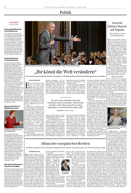 Berliner Zeitung 08.04.2019