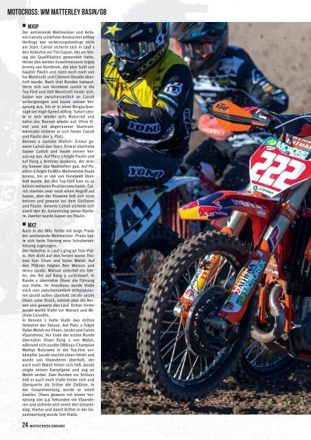 Motocross Enduro Ausgabe 05/2019