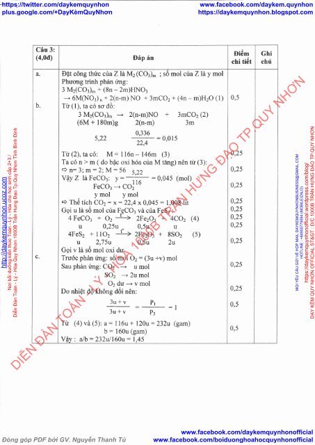 TỔNG HỢP ĐỀ THI HSG HÓA HỌC LỚP 12, LỚP 9 CÓ GIẢI CHI TIẾT TỈNH KIÊN GIANG